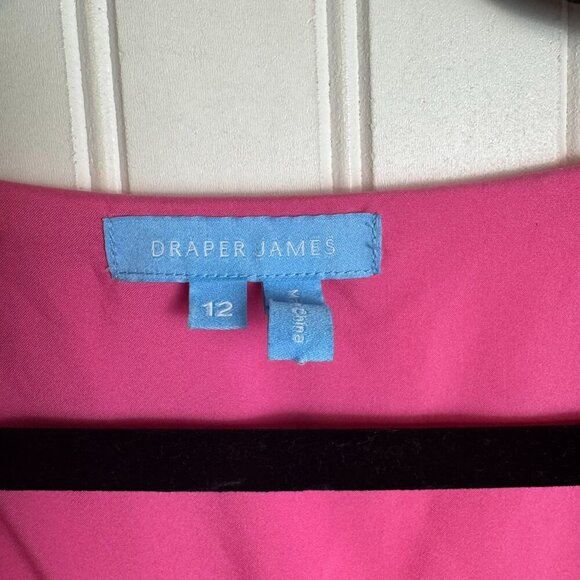 Draper James Pink Polka Dot Button Front Midi Dress Short Sleeve O16 - Picture 2 of 6